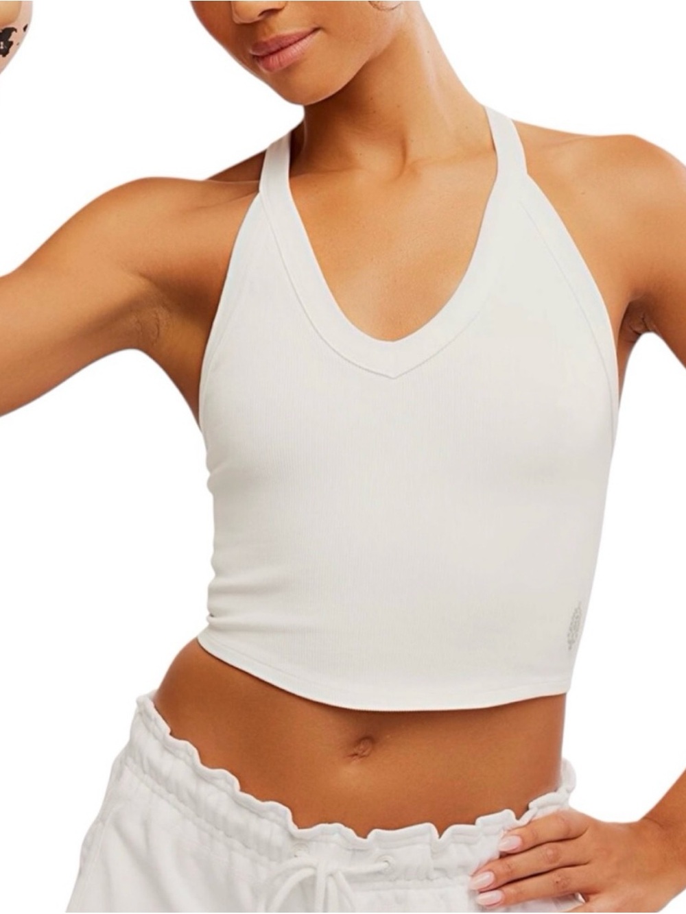 Free People All Clear V-Neck Cami - White